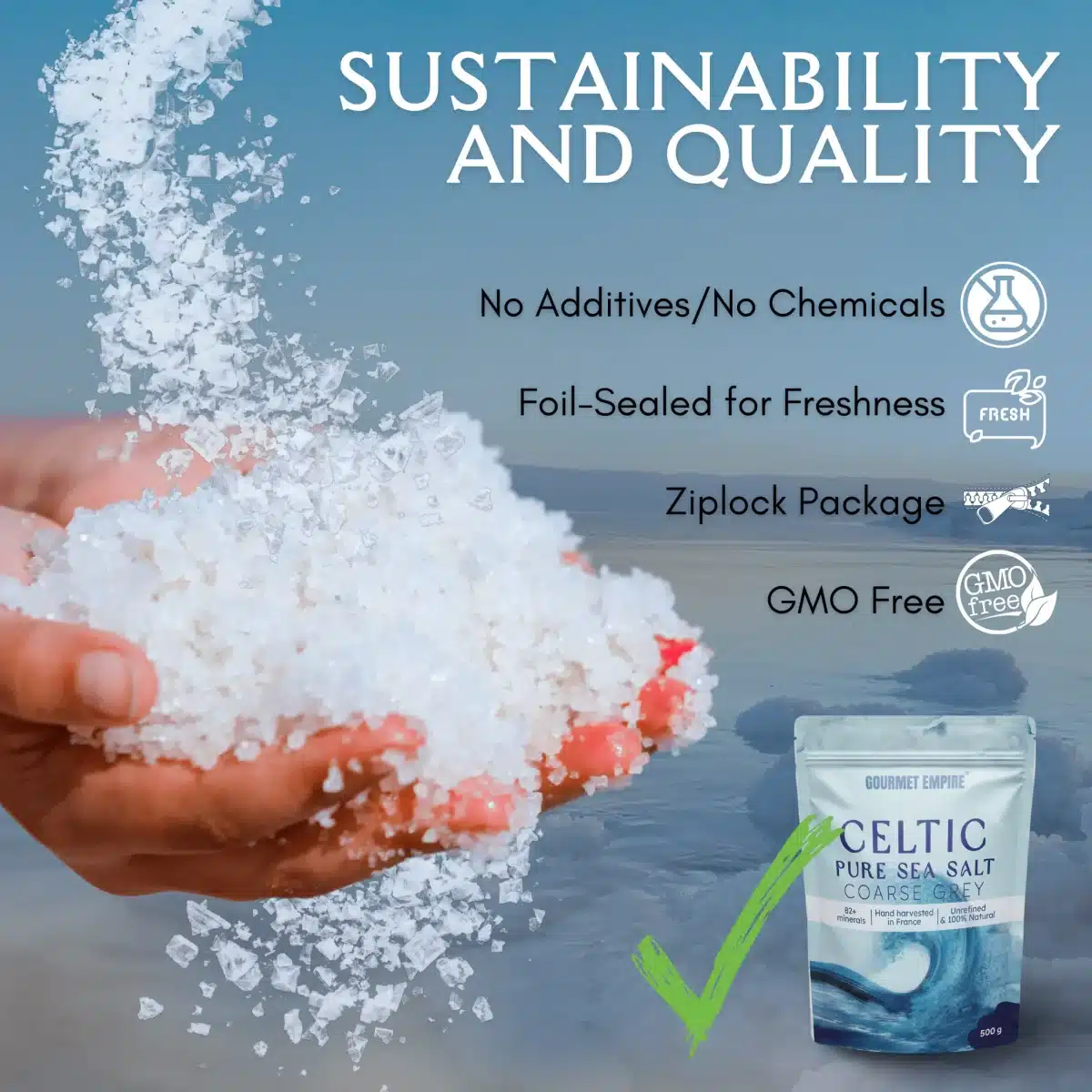 Sea Salt Raclets Premium Celtic Sea Salt | Natural & Organic Sea Salt in UK